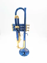Classic Blue and Gold Leblanc Martin Committee T3460  with deluxe engraving