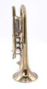 Pre-Owned Bach Stradivarius 184 ML Bore Shepherds Crook Cornet in Clear Lacquer