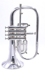 Pre-Owned Getzen Eterna 4 Valve Flugelhorn in Silver Plate 