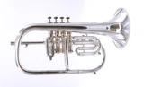 Pre-Owned Getzen Eterna 4 Valve Flugelhorn in Silver Plate 