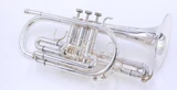 Pre-Owned Getzen 800DLX Etrena Deluxe Cornet in Silver Plate 