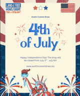 ACB  closed until July 6th  for the 4th Holiday