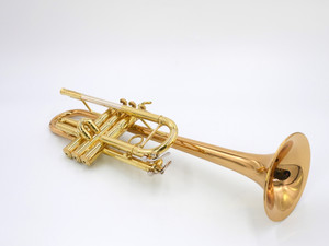 Pre-Owned CarolBrass CTR-5062H-GSS Large Bore C Trumpet in Lacquer! 