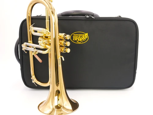 Manchester Brass Pro Flugelhorn with Gold Brass Bell!