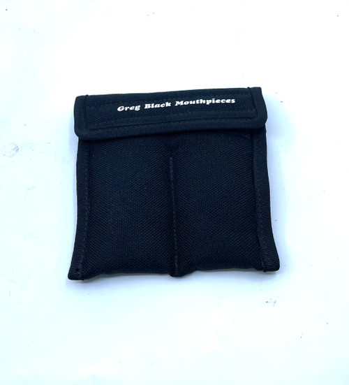 Greg Black Double Trumpet Mouthpiece Pouch - ACB Blowout Sale - Lot A73
