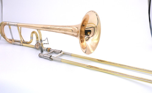 Pre-Owned Getzen 4147 IB Tenor Trombone in Clear Lacquer 