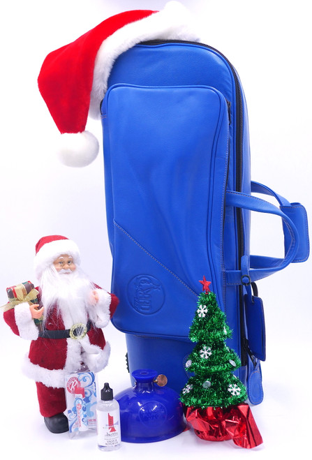 Blue Christmas Holiday Bundle - Gard Trumpet Case, KR Indigo Mute, and more