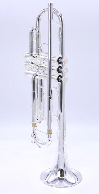 S.E. Shires Model B Trumpet in Silver Plate  open box demo!