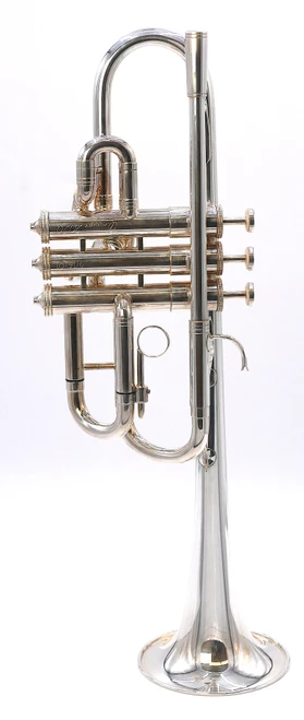 Rare beauty!  Jérôme Wiss 9/16 Model Trumpet in Silver Plate