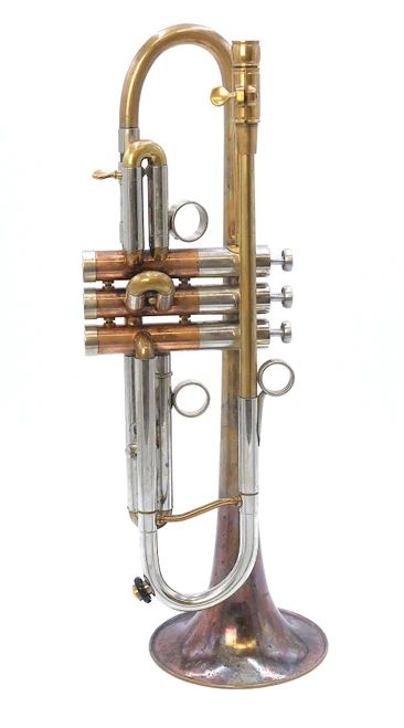 One Of Trent's Treasures: Adams Custom "Set-Up" Trumpet in Raw Brass