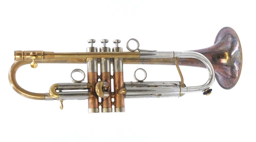 One Of Trent's Treasures: Adams Custom "Set-Up" Trumpet in Raw Brass