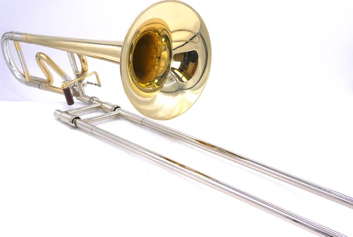 Demo Adams TB1 Tenor Trombone Yellow Brass Bell with Rotary Valve and 3 Main Tuning Slides