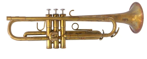 1950s D. Calicchio Trumpet in Raw Brass 