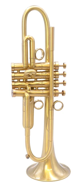 Quarter-tone Awesomeness! Bell Trumpets BT3-350-600Y 4 Valve Trumpet in Satin Lacquer 