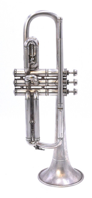 1938/39 York "Trumpet Model" Cornet in Silver Plate