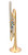 Pre-Owned Adams Custom Series A8 Trumpet in Raw Brass w/ Double Shepherds Crook