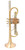 Pre-Owned Adams Custom Series A8 Trumpet in Raw Brass w/ Double Shepherds Crook