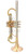 Pre-Owned Adams Custom Series A8 Trumpet in Raw Brass w/ Double Shepherds Crook
