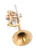 Pre-Owned Adams Custom Series A8 Trumpet in Raw Brass w/ Double Shepherds Crook