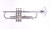 Pre-Owned Bach Stradivarius 190LT B1 Commercial Model Large Bore Trumpet in Silver Plate