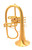 Martin Bohme Aura Flugelhorn in Stunning Brushed Gold Plate