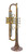 Pre-Owned Del Quadro "Grizzly" Trumpet in Raw Brass 