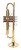 Back in stock!  Carolbrass Andrea Giuffriedi All Around Trumpet in Clear Lacquer