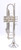 Pre-Owned Bach Stradivarius 37 Trumpet in Silver Plate 