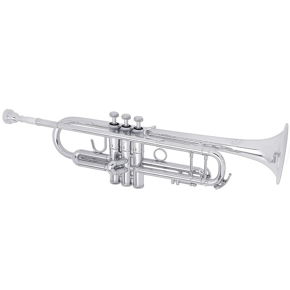 New B&S  Challenger I  3137 Trumpet in silver plate
