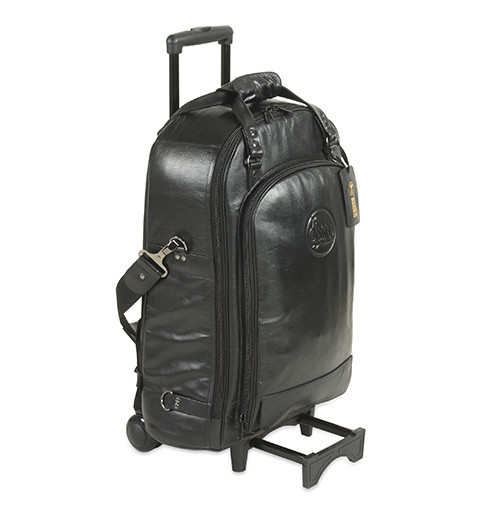 Gard Wheelie Bag in Leather - Trpt+Picc+Flugel