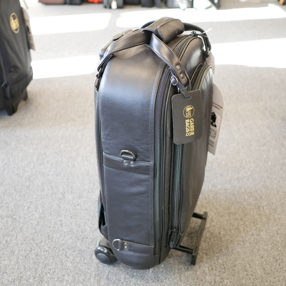 Gard Triple (2trpt + picc) Wheelie Bag in Leather