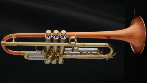 Amazing Del Quadro "The Mother" Trumpet With Giant Copper Bell!