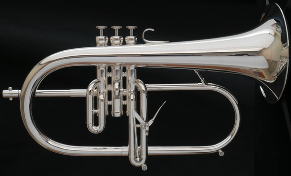 Adams Sonic Flugelhorn in Beautiful Silver Plate! 
