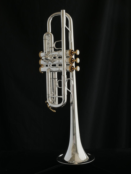 The Wonderful XO 1624 Professional C Trumpet with Gold Trim!