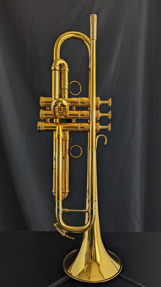 Special Pre-Owned Selected Adams A5 Trumpet in Gold Lacquer previously owned by Frank Greene