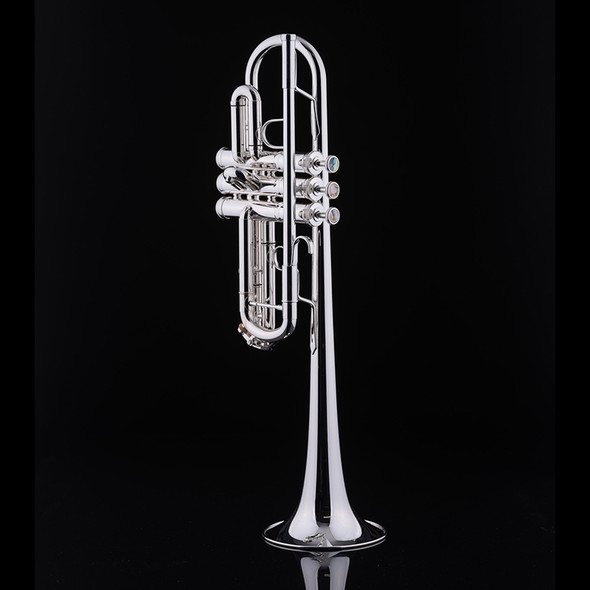 Brand New Schagerl 1961 C2G Trumpet in silver plate:  Amazing! 