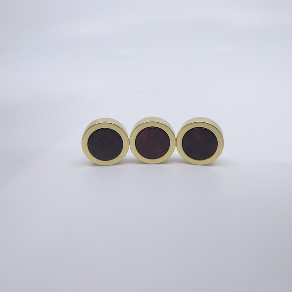 Adams Trumpet/Flugelhorn Valve Buttons in Satin Lacquer Snake Wood inlay  - ACB Accessory Sale! Lot A15