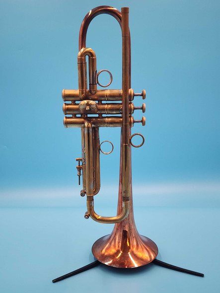 Pre-Owned Bach/Pilczuk/NTC Frankenhorn Trumpet in Raw Brass