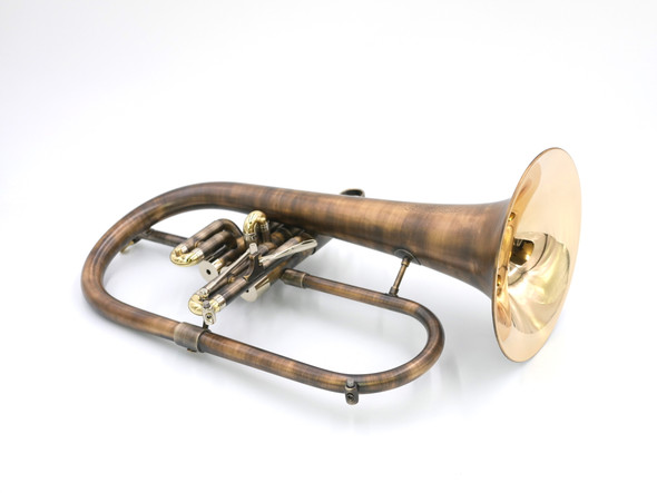 Adams F2 Flugelhorn in Vintage Antique Lacquer with Polished Lacquer Trim!