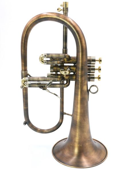 Adams F2 Flugelhorn in Vintage Antique Lacquer with Polished Lacquer Trim!