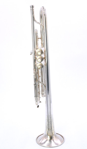 From The Brad Goode Collection: Keefer Trumpet in Silver Plate 