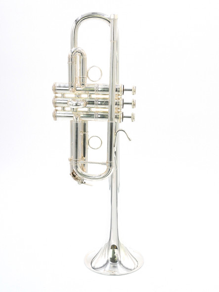 Pre Owned Bach Stradivarius Lightweight "Chicago" C Trumpet with #229 Bell in Silver Plate