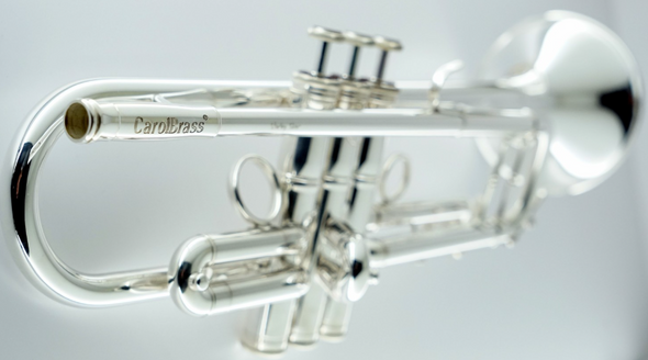 CarolBrass Professional 5060H-GSS in silver plate:  a Great first Pro Trumpet!