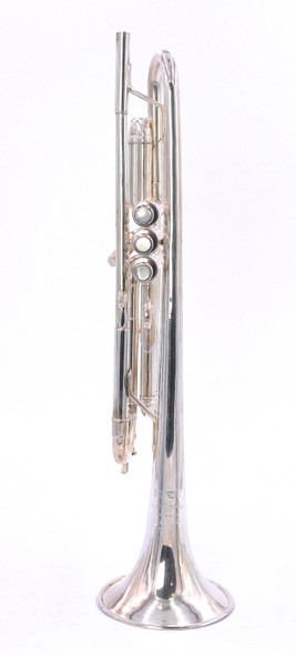 Rare Vintage  1945-6 (?)   Chicago Benge Trumpet in Silver Plate 