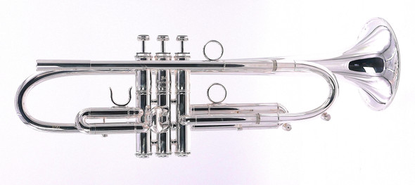 The Bell BT3-350 w/ 370G Bell  All-Around Trumpet in silver plate SN: 1660