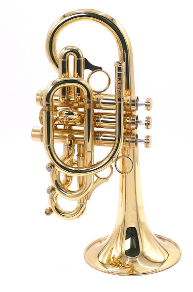 Carolbrass CCR-7772R-YSS(D)-C-L Cornet in Clear Lacquer 