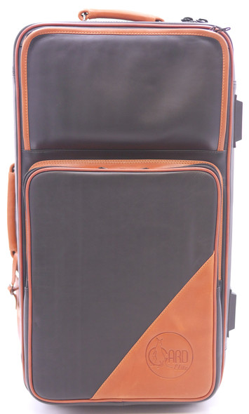 Gard Elite Fiberglass Triple Trumpet Case in Leather  NEW PRODUCT for 2026!