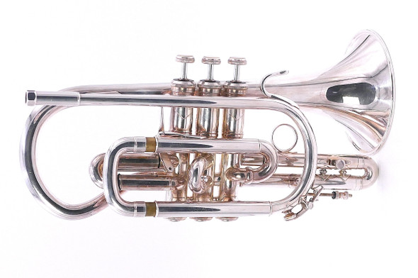 Pre-Owned Bach Stradivarius 184G Cornet in Silver Plate 