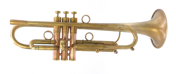Pre-Owned Instruvents custom Trumpet in Raw Brass 