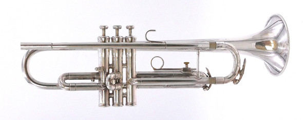 Pre-Owned Late 1960s King Silver Flair Trumpet in Silver Plate